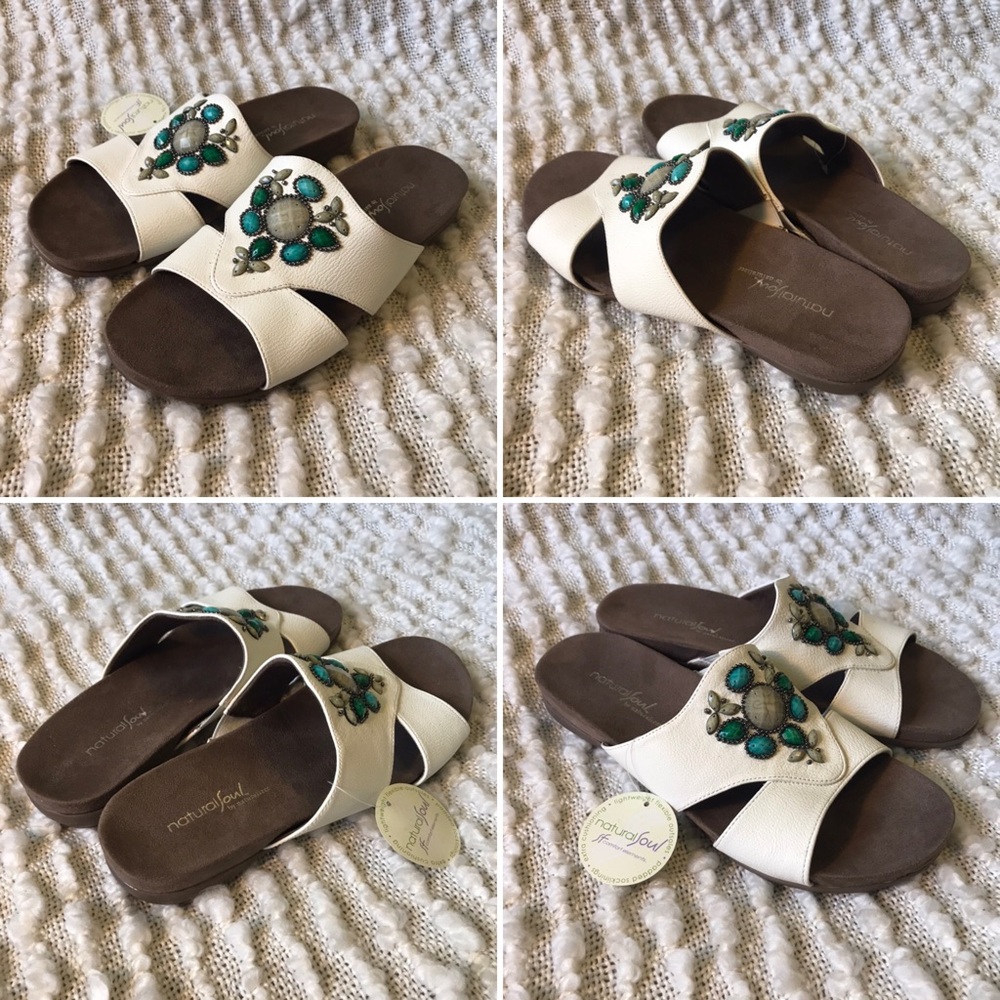 Naturalizer Natural Soul Beaded Sandal NWT Sz 9.5 - Picture 2 of 11